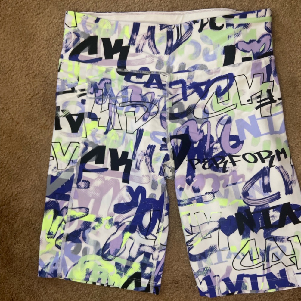 Calvin Klein performance bike shorts Compression shorties pocket running Sz L - Picture 3 of 8